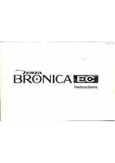 Bronica EC manual. Camera Instructions.